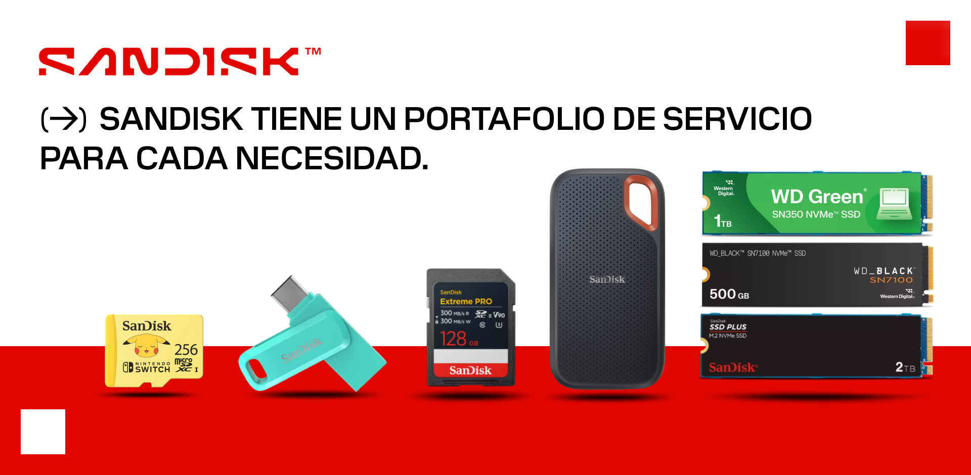 Banner de SanDisk